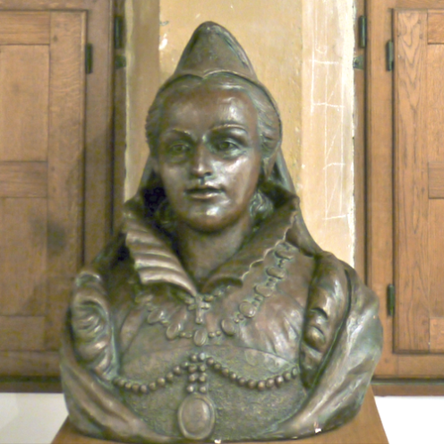 Buste de Jeanne d'Albret au musée éponyme à Orthez